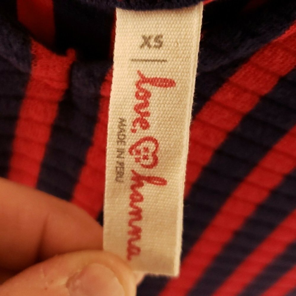 Love Hanna By Hanna Anderson Striped Knit Dress XS - Picture 4 of 6